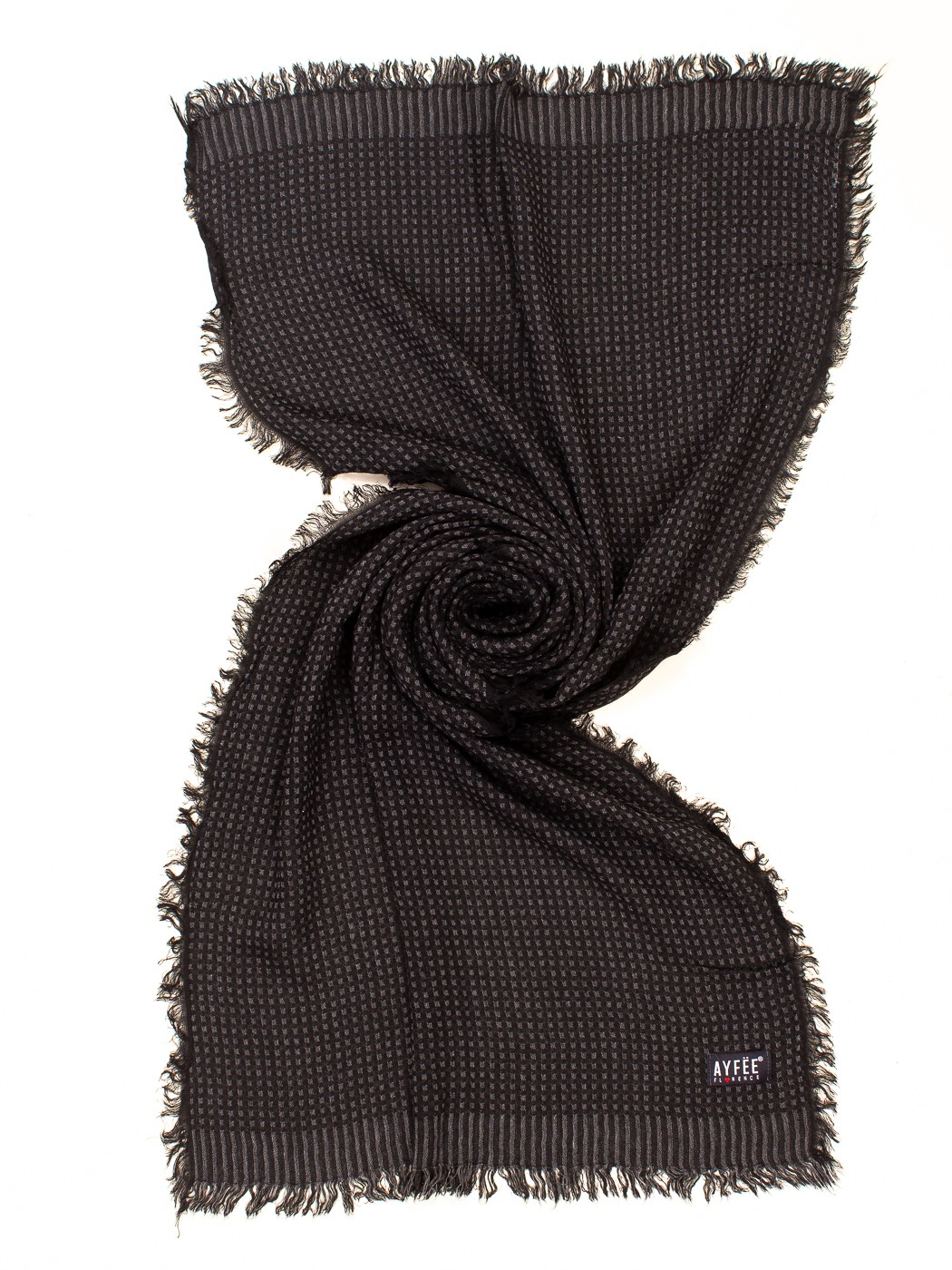 STOLA UOMO JACQUARD DOTS, 180X40